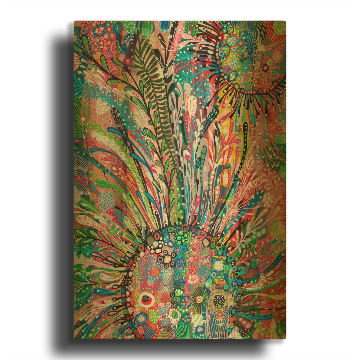 'Summer Is Here' By Noemi Ibarz Gold Metal Wall Art