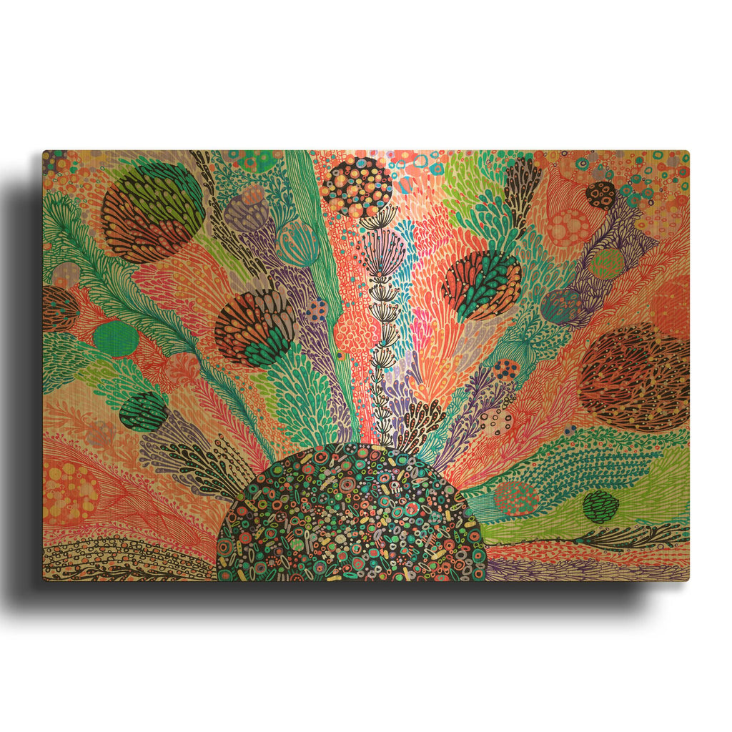 'Sunburst' By Noemi Ibarz Gold Metal Wall Art