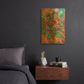 'In Bloom' By Noemi Ibarz Gold Metal Wall Art