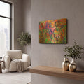 'Garden Under Sea' By Noemi Ibarz Gold Metal Wall Art