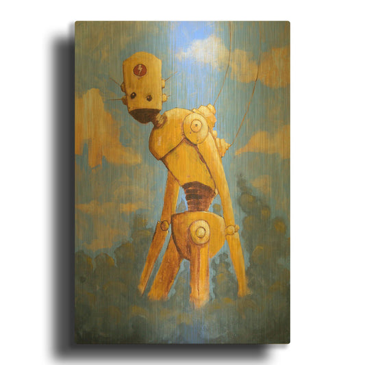 'In The Clouds' By Craig Snodgrass Gold Metal Wall Art
