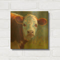'Charlie 2' By Rita Kirkman Gold Metal Wall Art