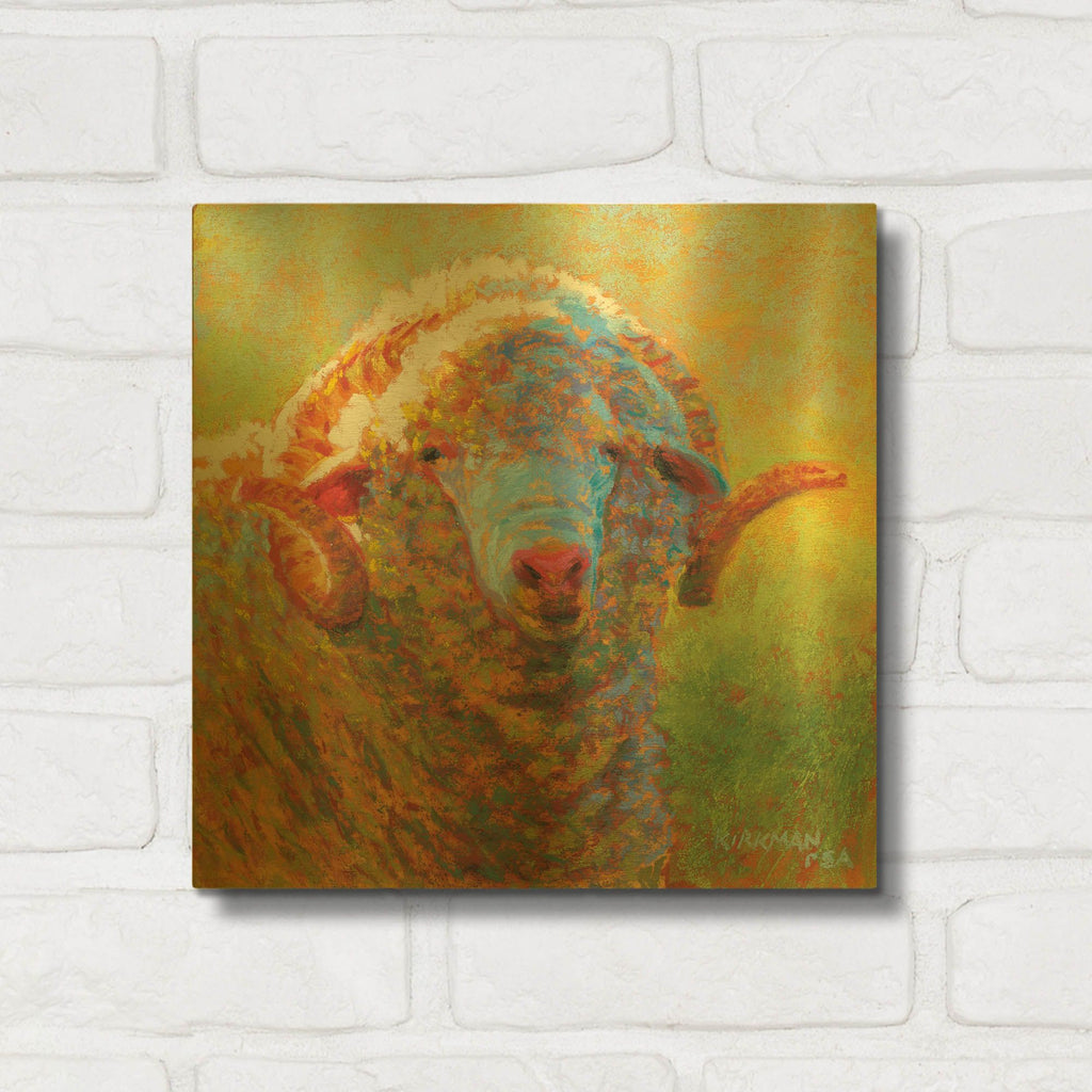 'Popcorn' By Rita Kirkman Gold Metal Wall Art