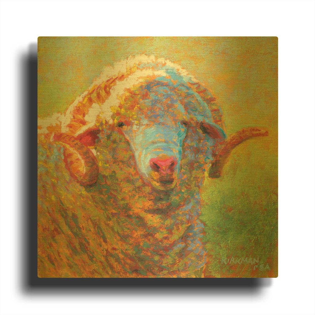 'Popcorn' By Rita Kirkman Gold Metal Wall Art
