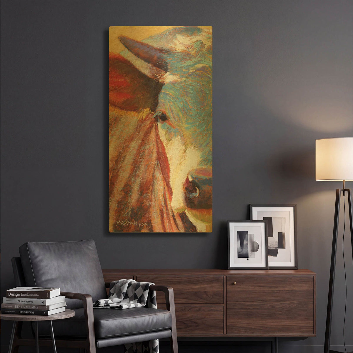 'Roulette' By Rita Kirkman Gold Metal Wall Art