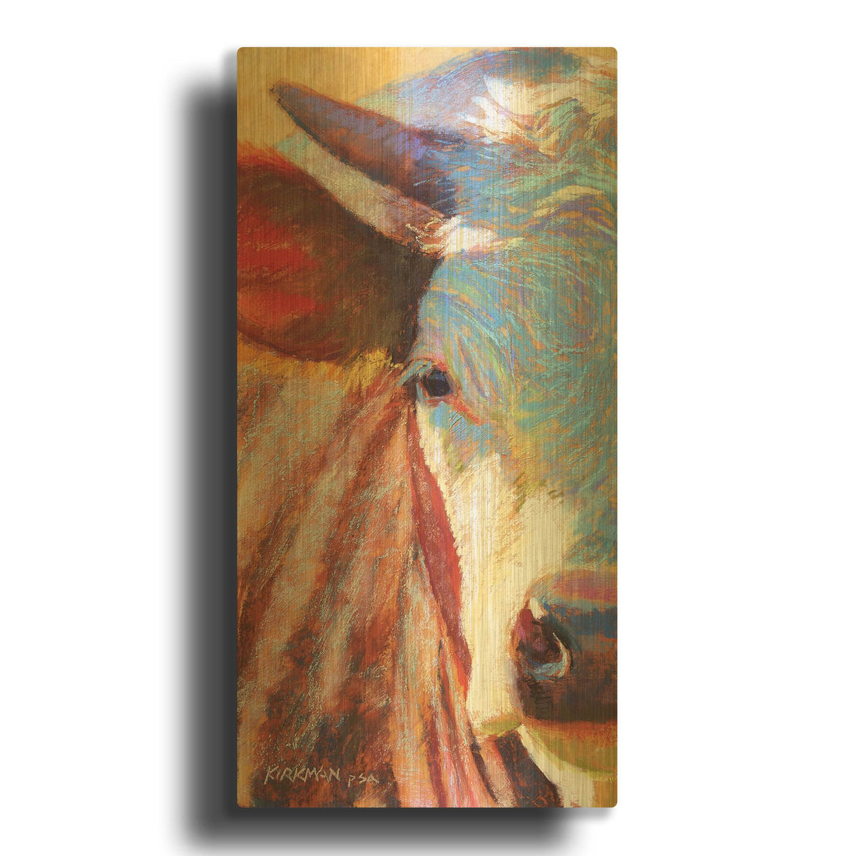 'Roulette' By Rita Kirkman Gold Metal Wall Art