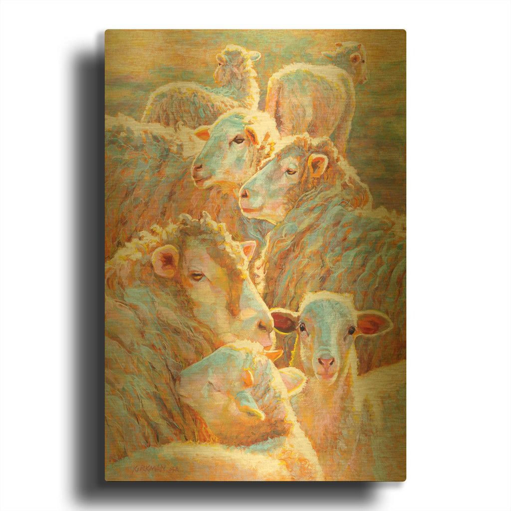'Three Five Seven' By Rita Kirkman Gold Metal Wall Art