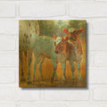 'Double Trouble' By Rita Kirkman Gold Metal Wall Art