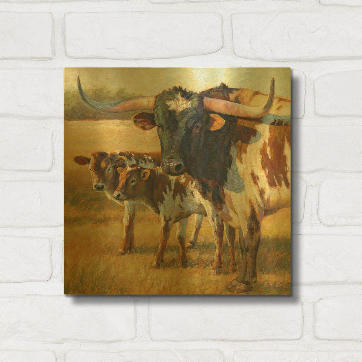 'Big Daddy' By Rita Kirkman Gold Metal Wall Art