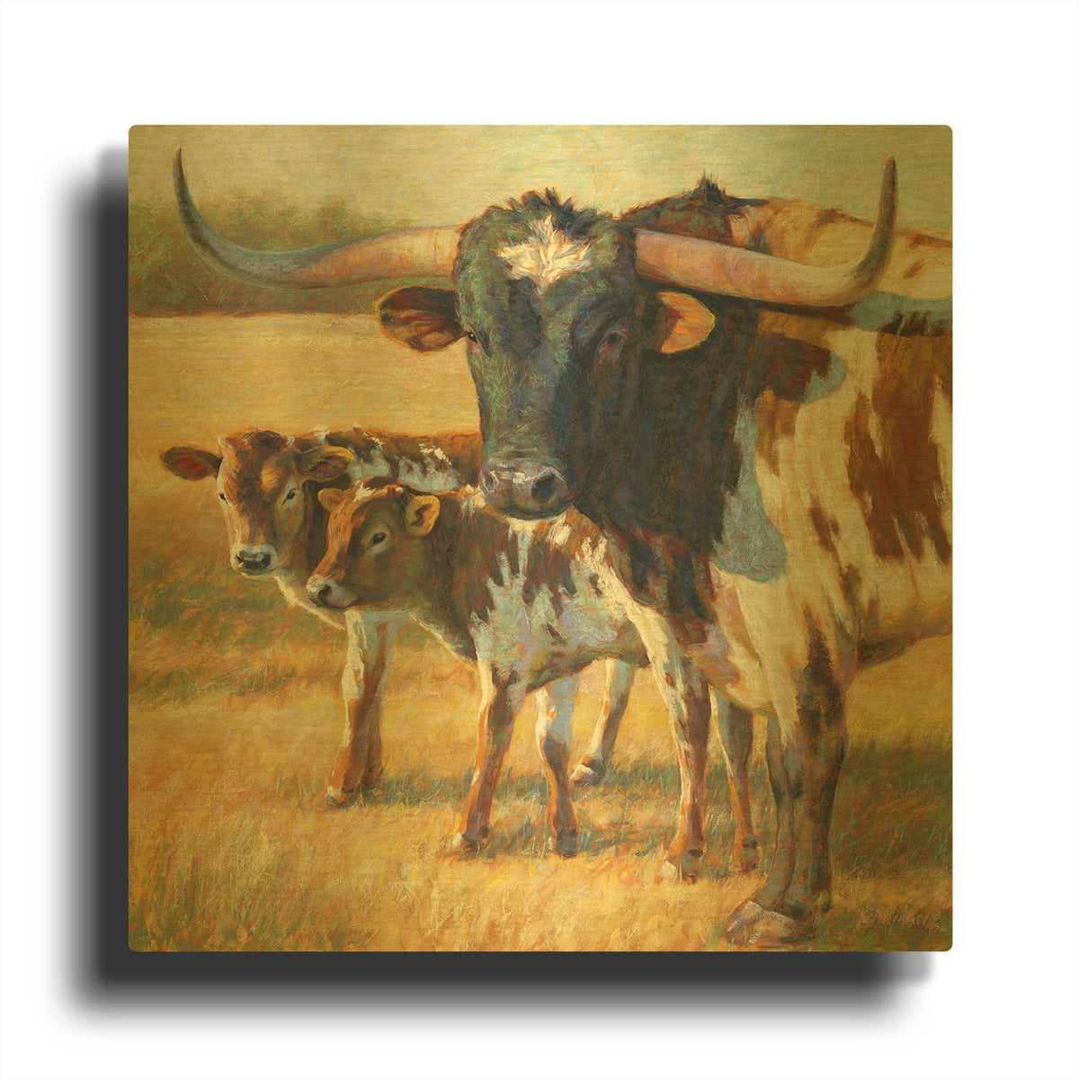 'Big Daddy' By Rita Kirkman Gold Metal Wall Art