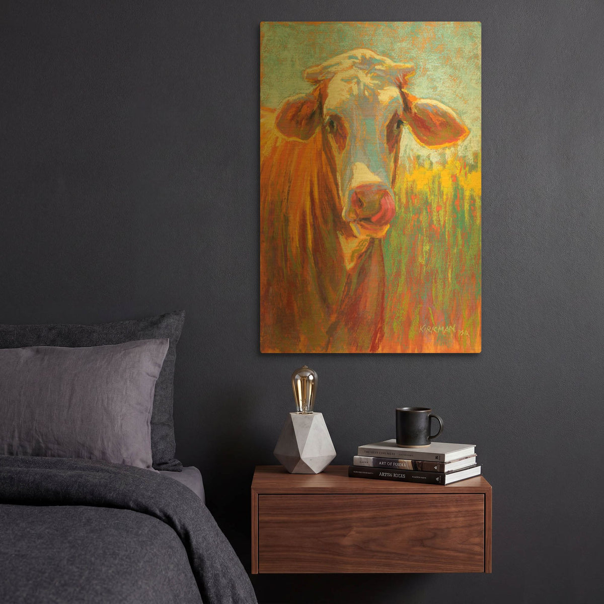 'Marmalade' By Rita Kirkman Gold Metal Wall Art