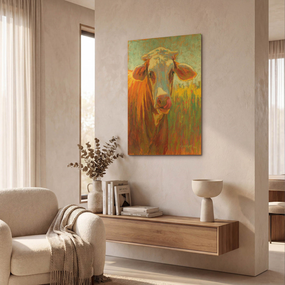 'Marmalade' By Rita Kirkman Gold Metal Wall Art