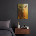 'Caramely' By Rita Kirkman Gold Metal Wall Art