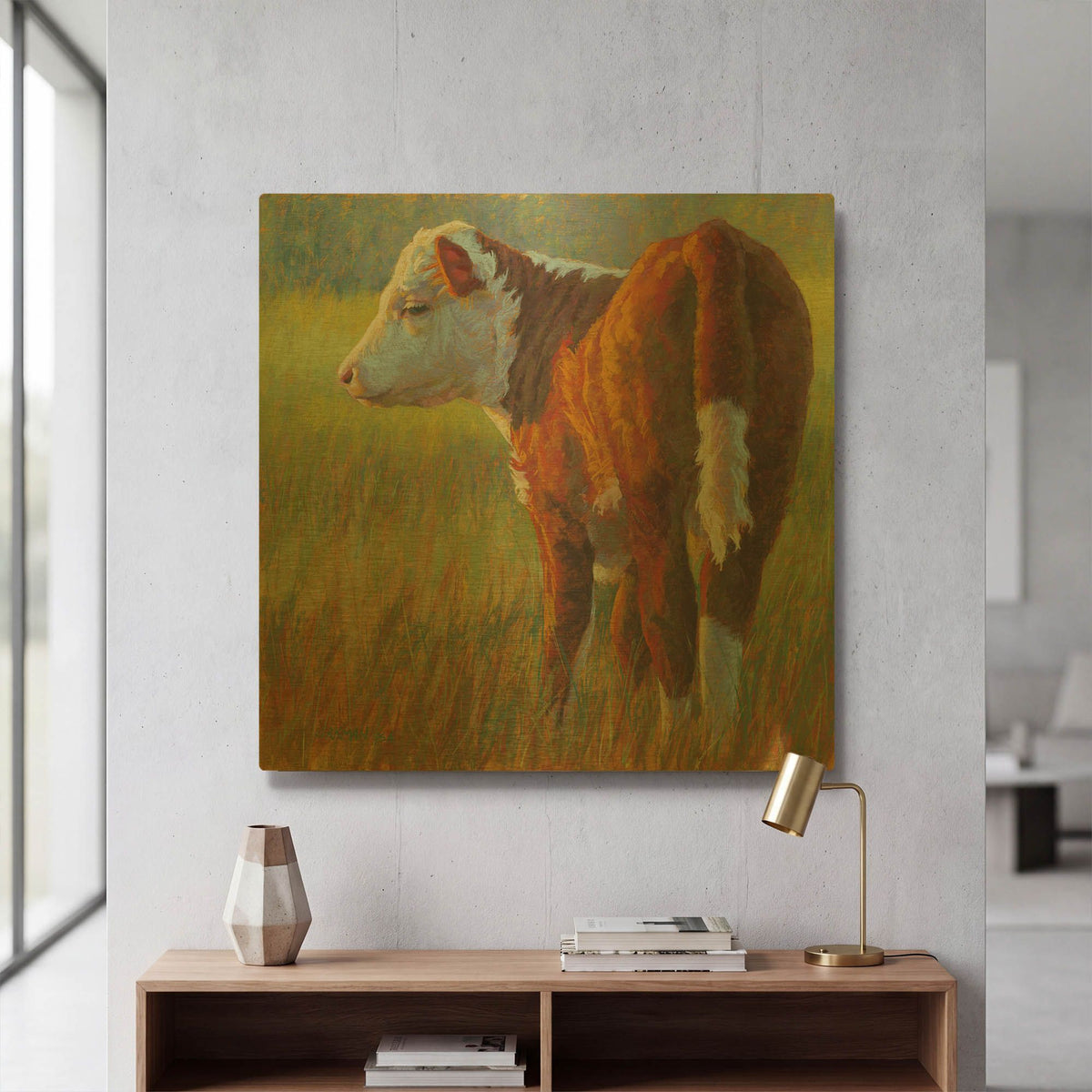 'Beautiful Morning' By Rita Kirkman Gold Metal Wall Art