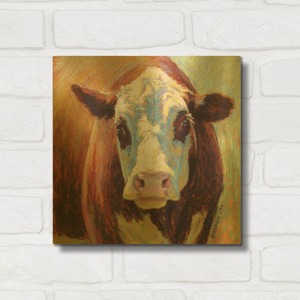 'Sumac' By Rita Kirkman Gold Metal Wall Art