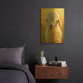 'Lolly' By Rita Kirkman Gold Metal Wall Art