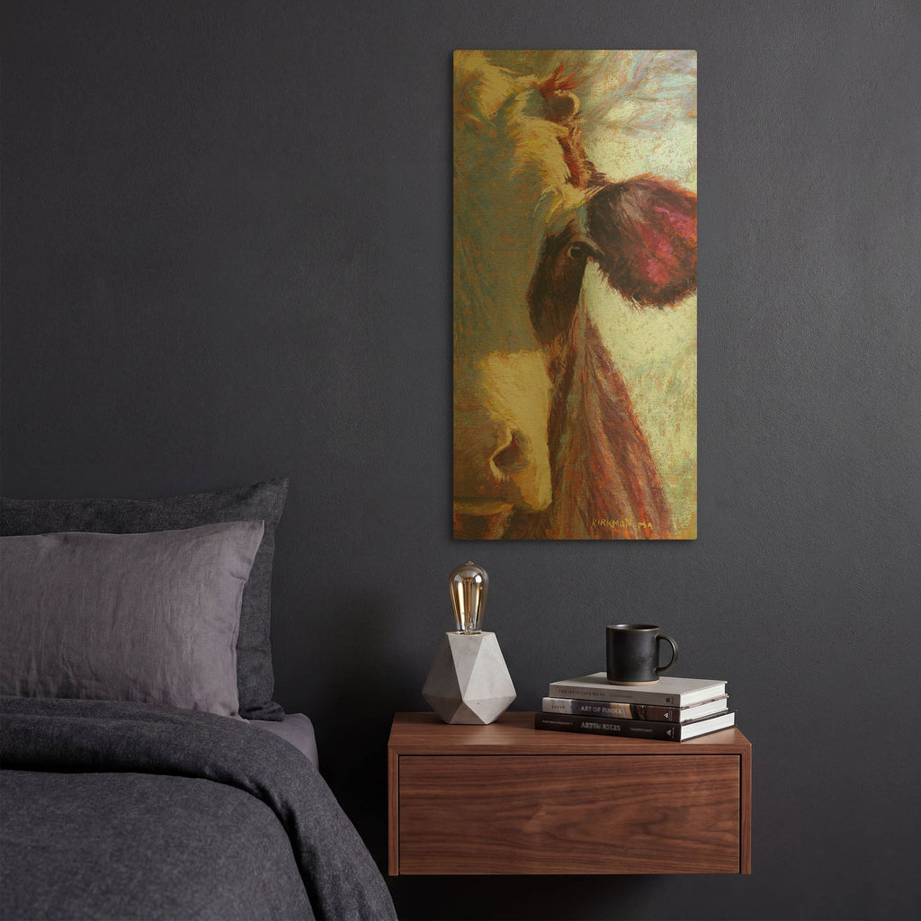 'Magenta' By Rita Kirkman Gold Metal Wall Art
