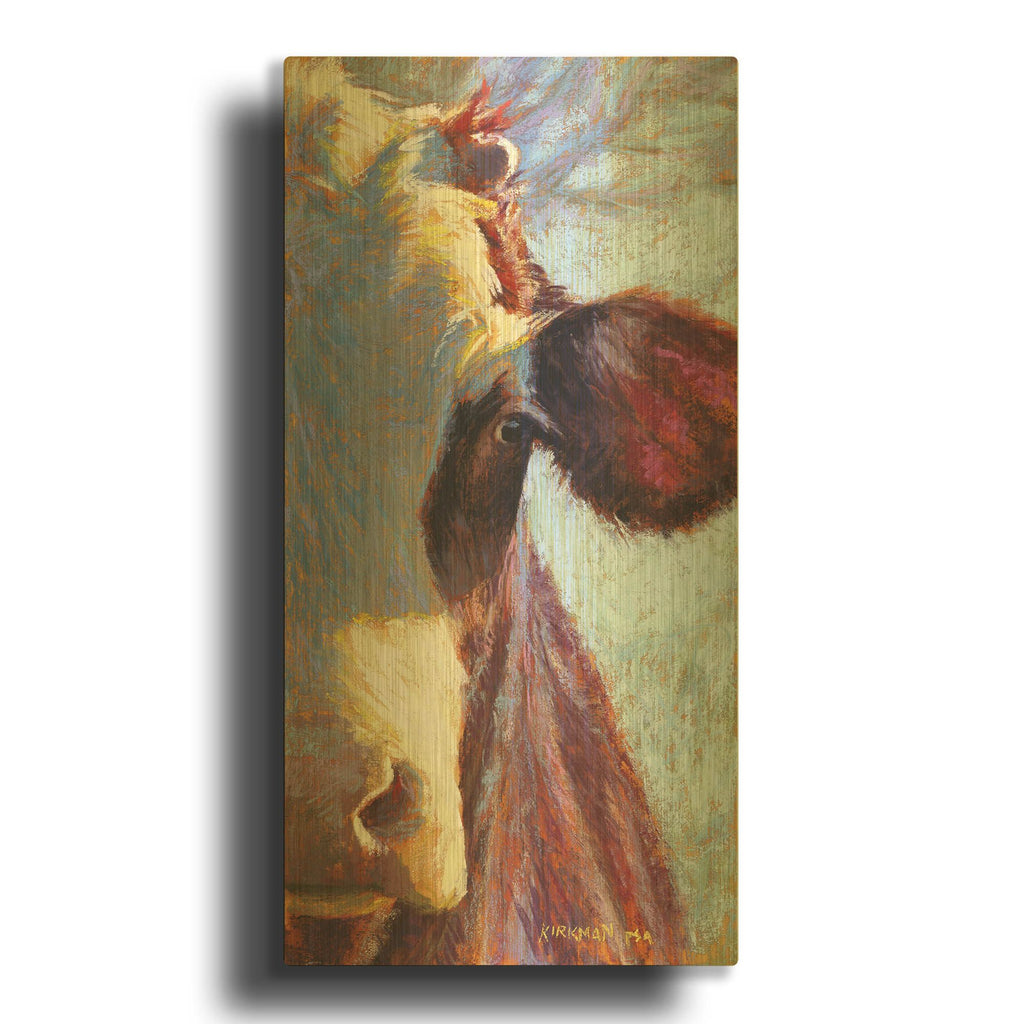 'Magenta' By Rita Kirkman Gold Metal Wall Art