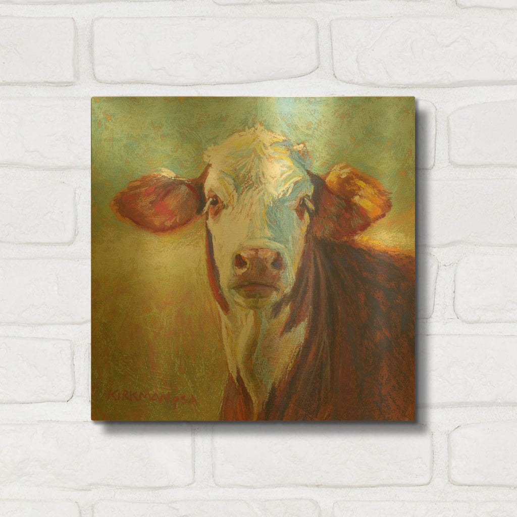 'Tater' By Rita Kirkman Gold Metal Wall Art