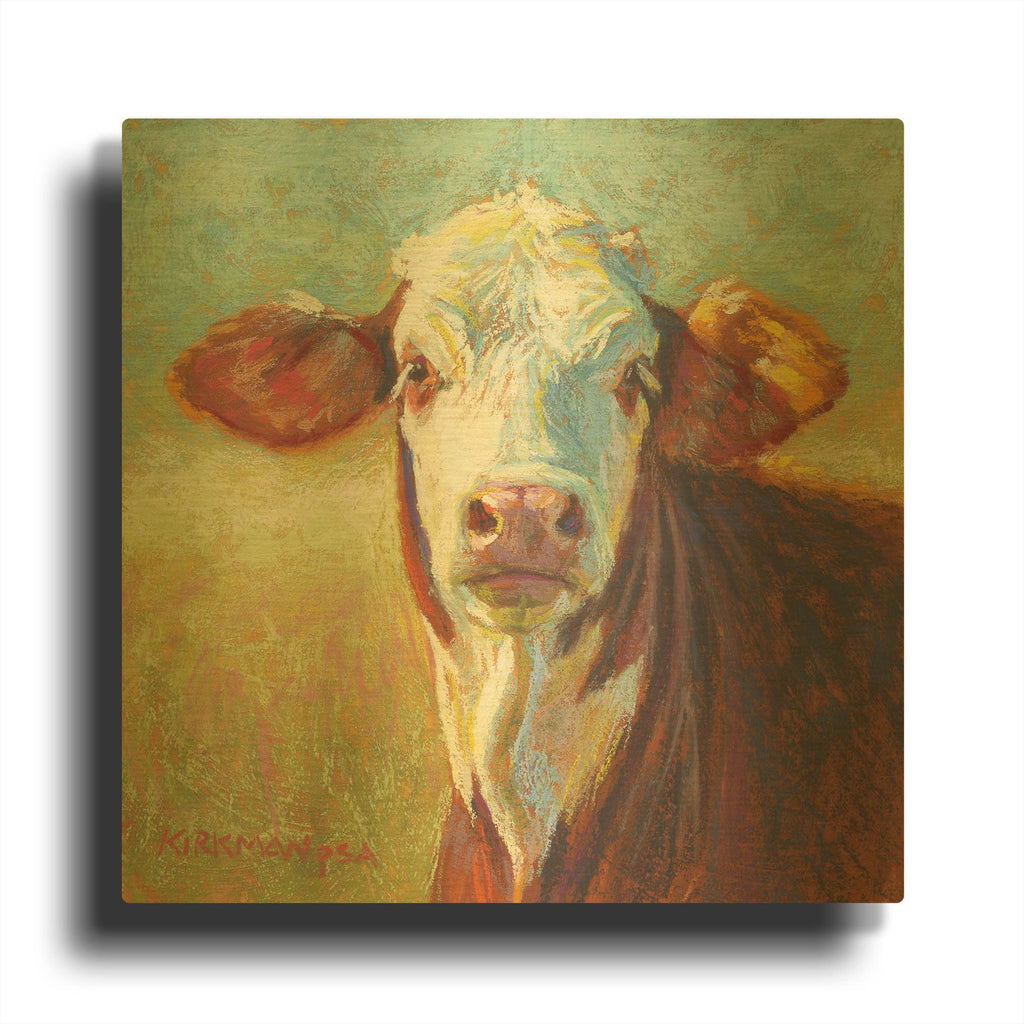 'Tater' By Rita Kirkman Gold Metal Wall Art