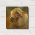 'B Is For Baboon' By Rita Kirkman Gold Metal Wall Art