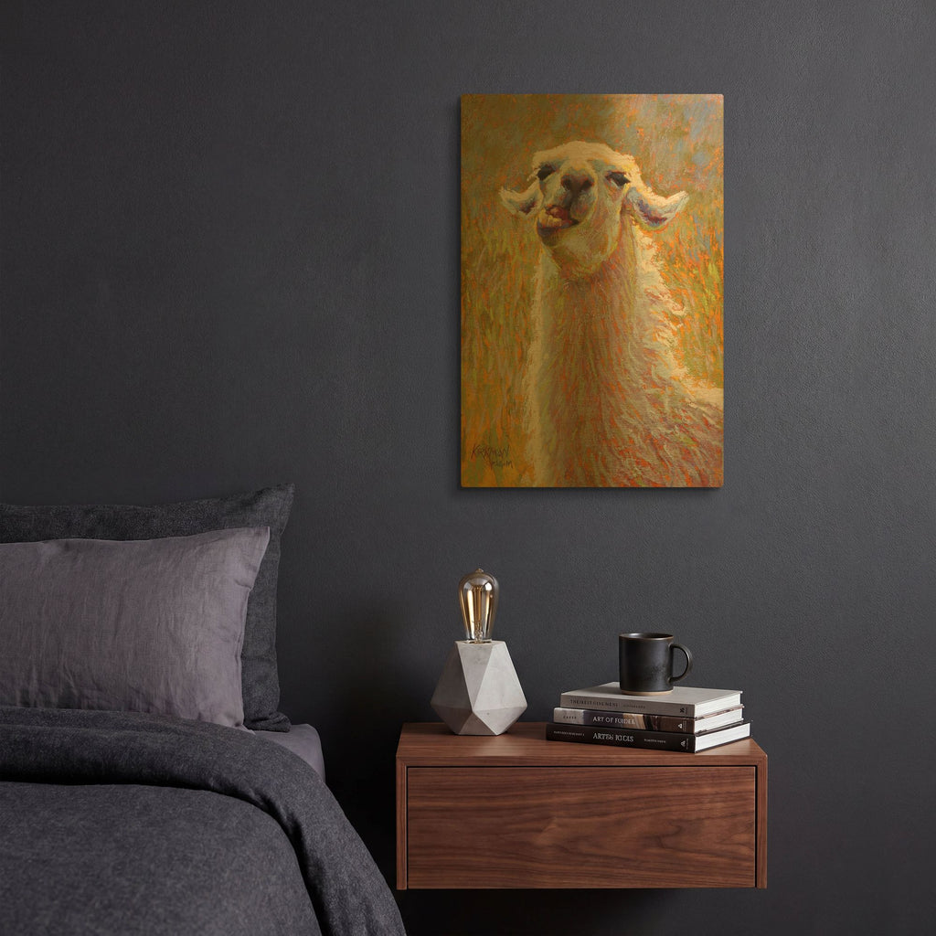 'Candido' By Rita Kirkman Gold Metal Wall Art