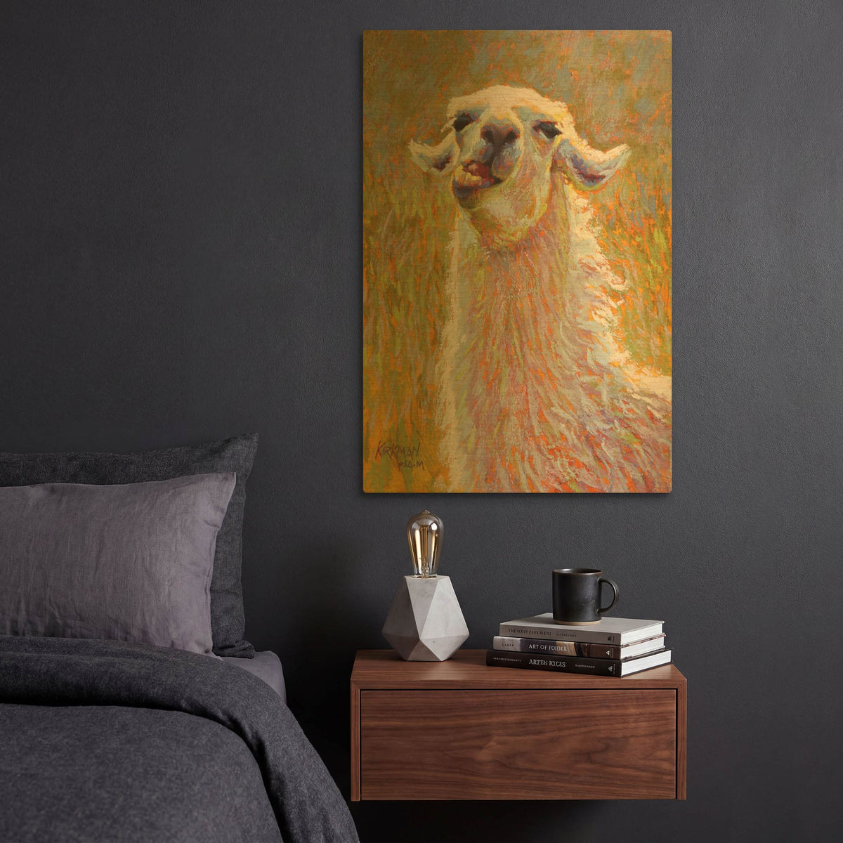 'Candido' By Rita Kirkman Gold Metal Wall Art