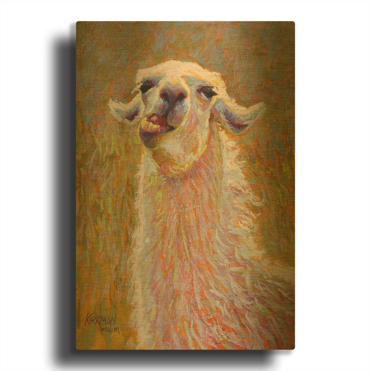 'Candido' By Rita Kirkman Gold Metal Wall Art