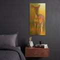 'Windsong' By Rita Kirkman Gold Metal Wall Art