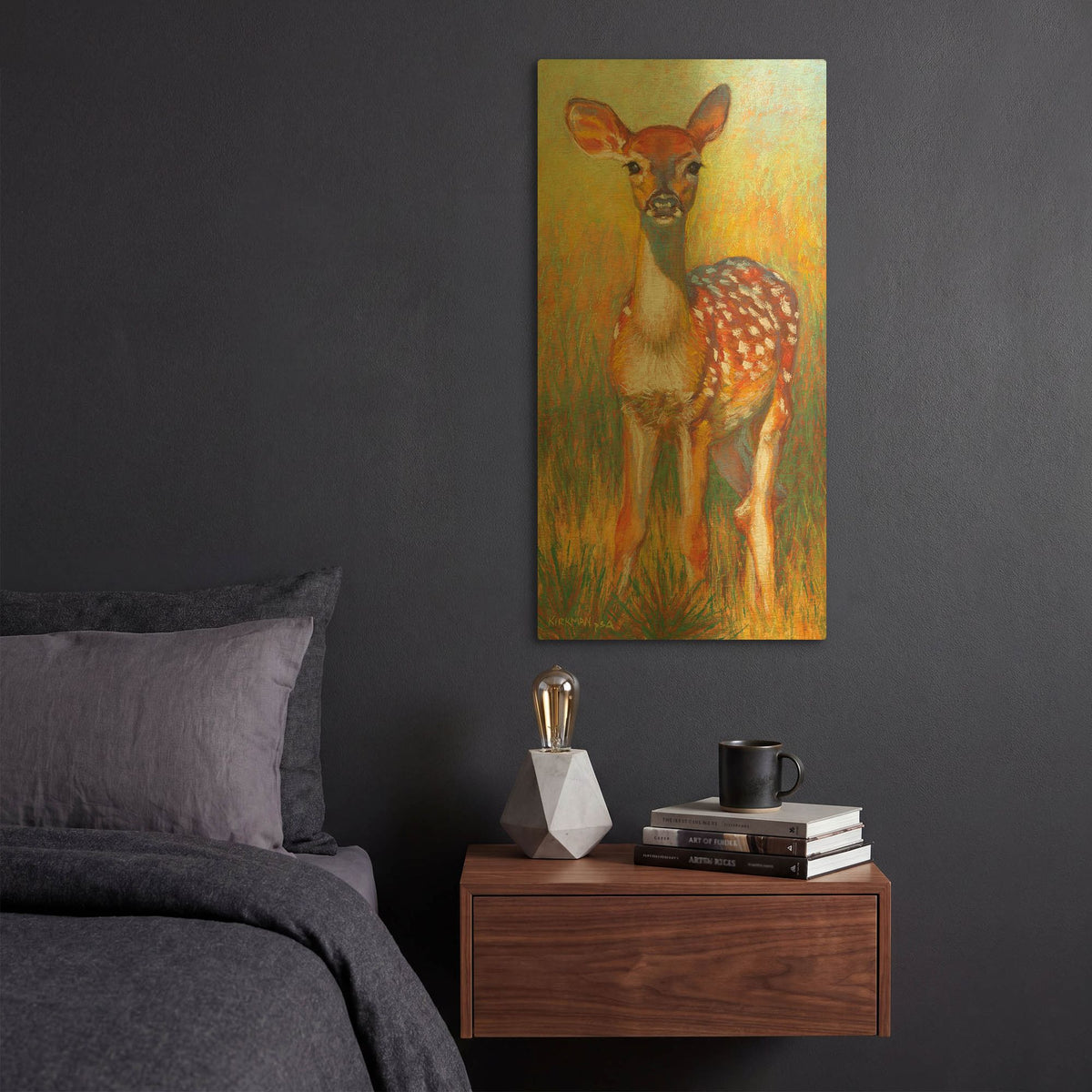 'Windsong' By Rita Kirkman Gold Metal Wall Art