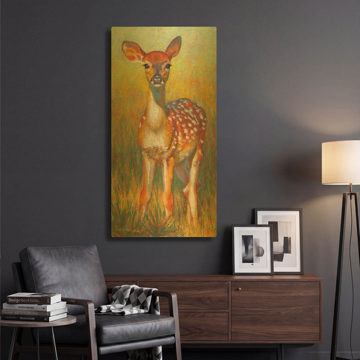 'Windsong' By Rita Kirkman Gold Metal Wall Art