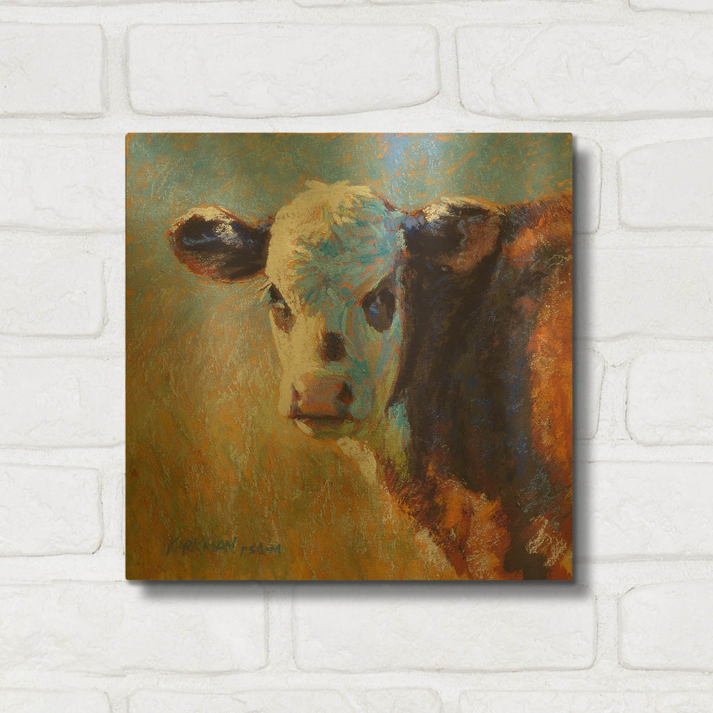 'Spot' By Rita Kirkman Gold Metal Wall Art