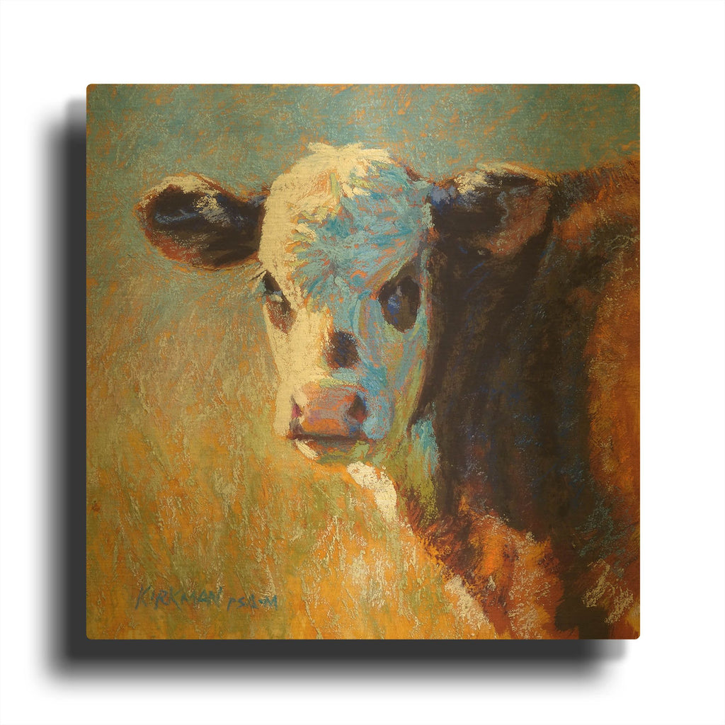 'Spot' By Rita Kirkman Gold Metal Wall Art