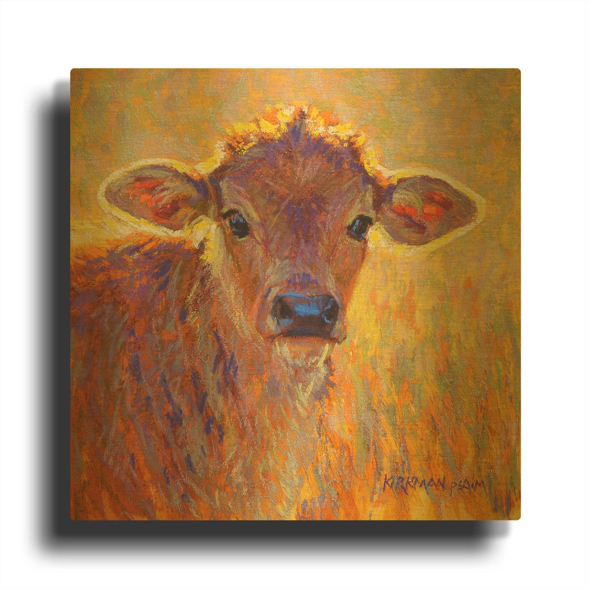'Butterscotch' By Rita Kirkman Gold Metal Wall Art