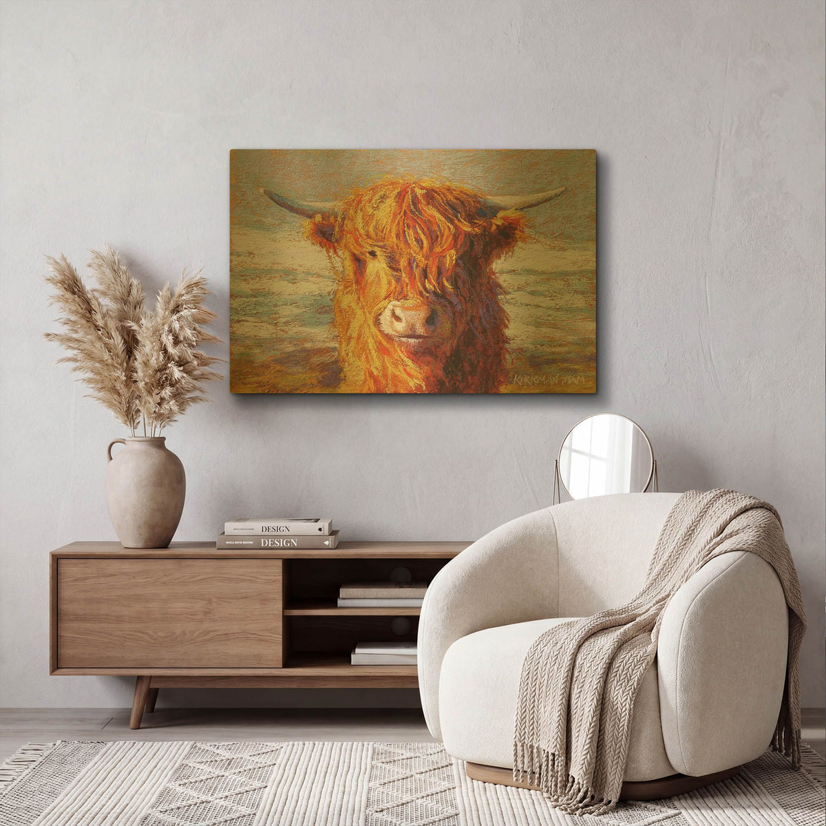 'Harry' By Rita Kirkman Gold Metal Wall Art
