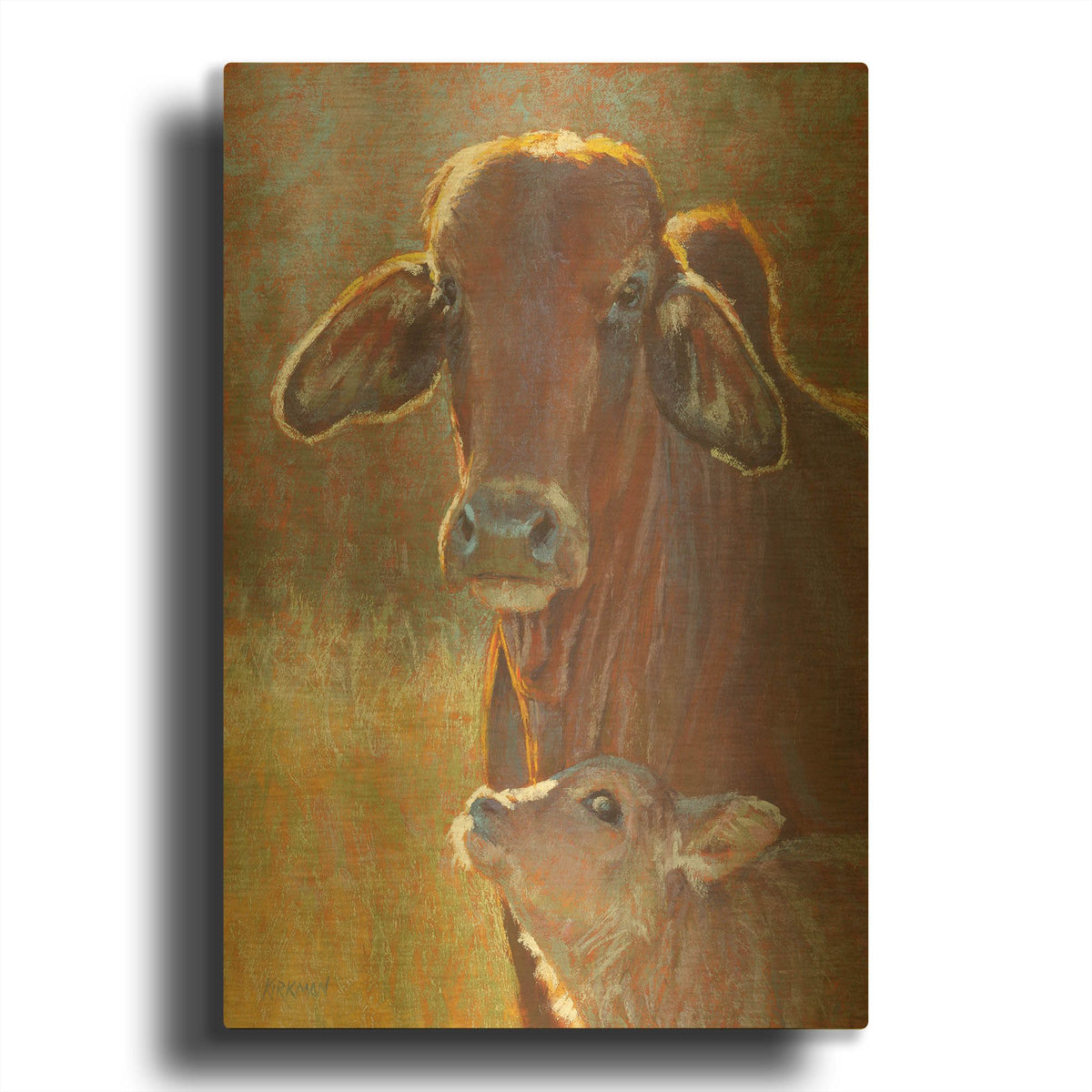 'In Mama' By Rita Kirkman Gold Metal Wall Art