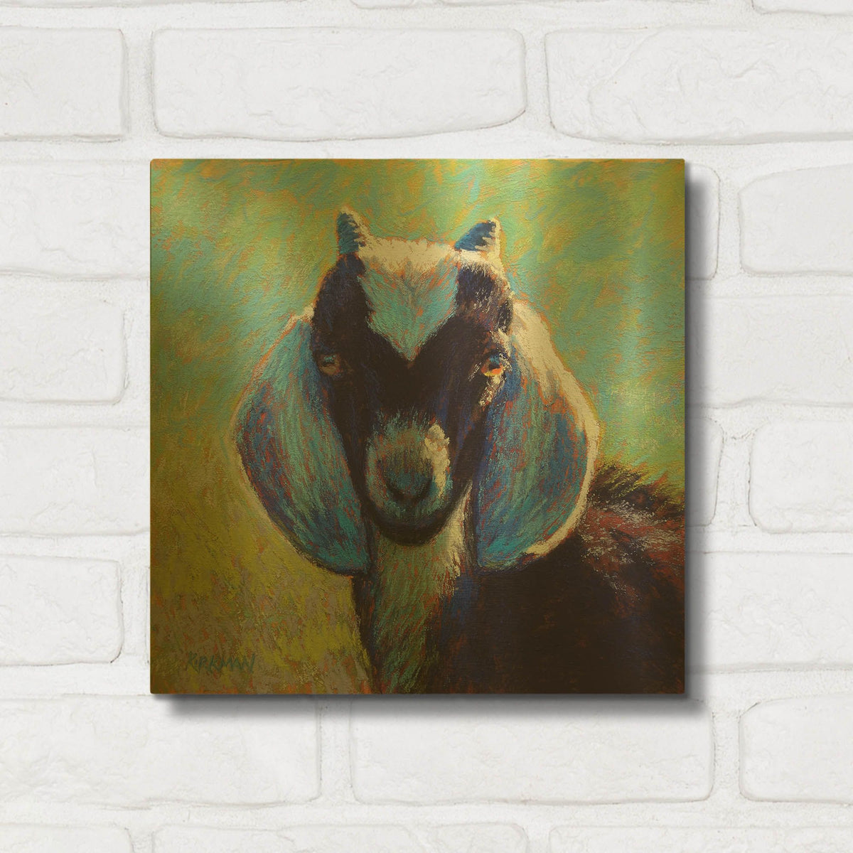 'Jester' By Rita Kirkman Gold Metal Wall Art