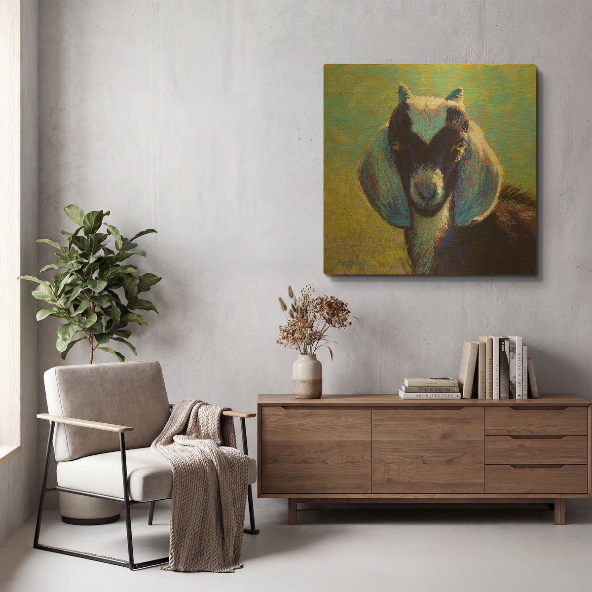 'Jester' By Rita Kirkman Gold Metal Wall Art