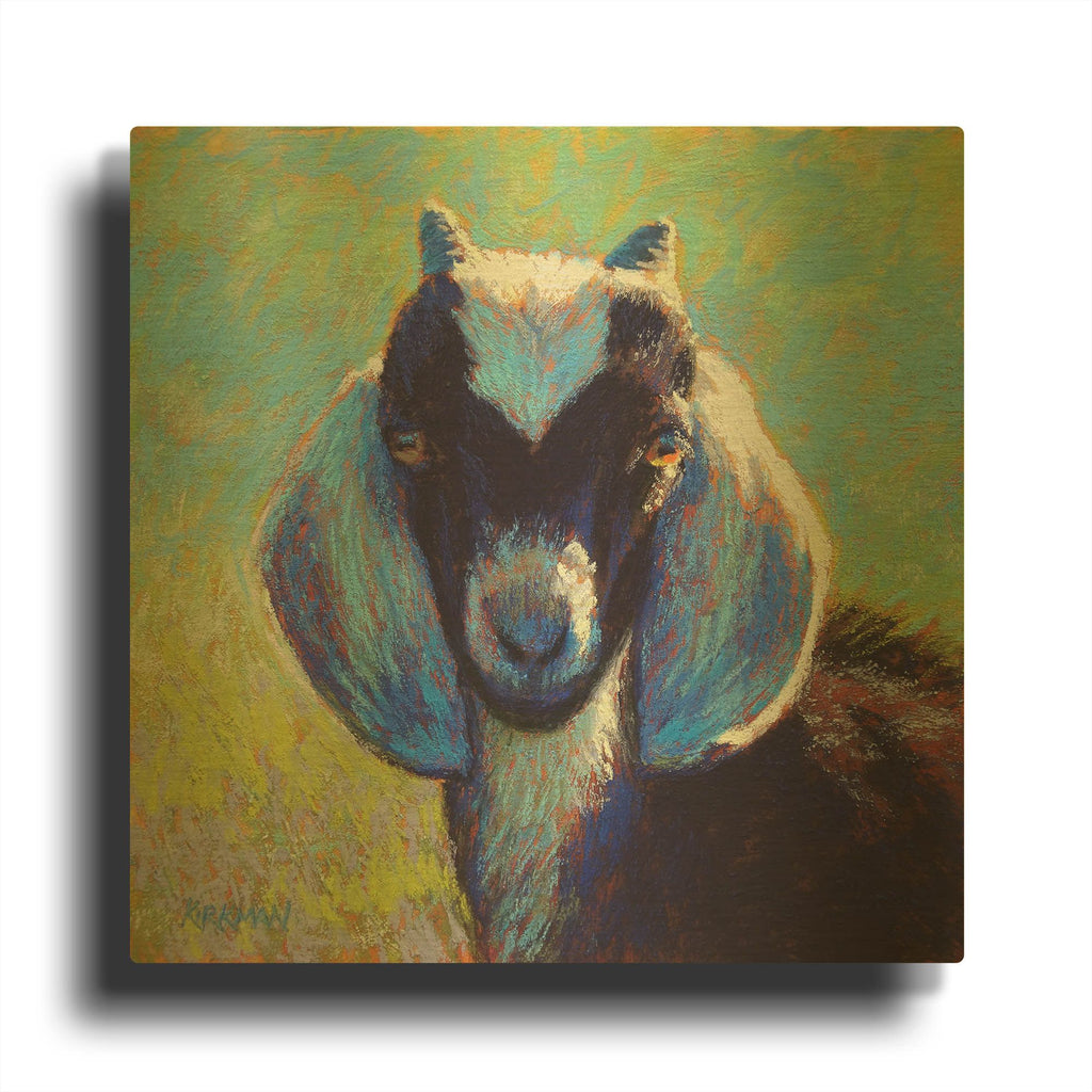 'Jester' By Rita Kirkman Gold Metal Wall Art