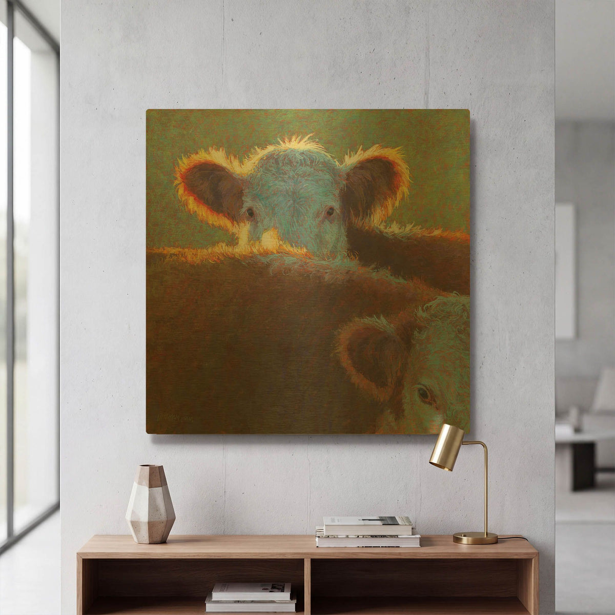 'Paak-A-Moo' By Rita Kirkman Gold Metal Wall Art