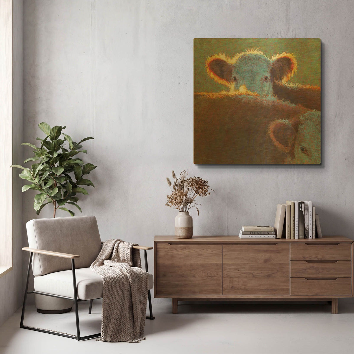 'Paak-A-Moo' By Rita Kirkman Gold Metal Wall Art