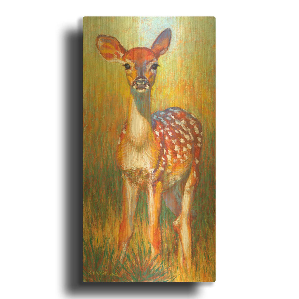 'Windsong 2' By Rita Kirkman Gold Metal Wall Art