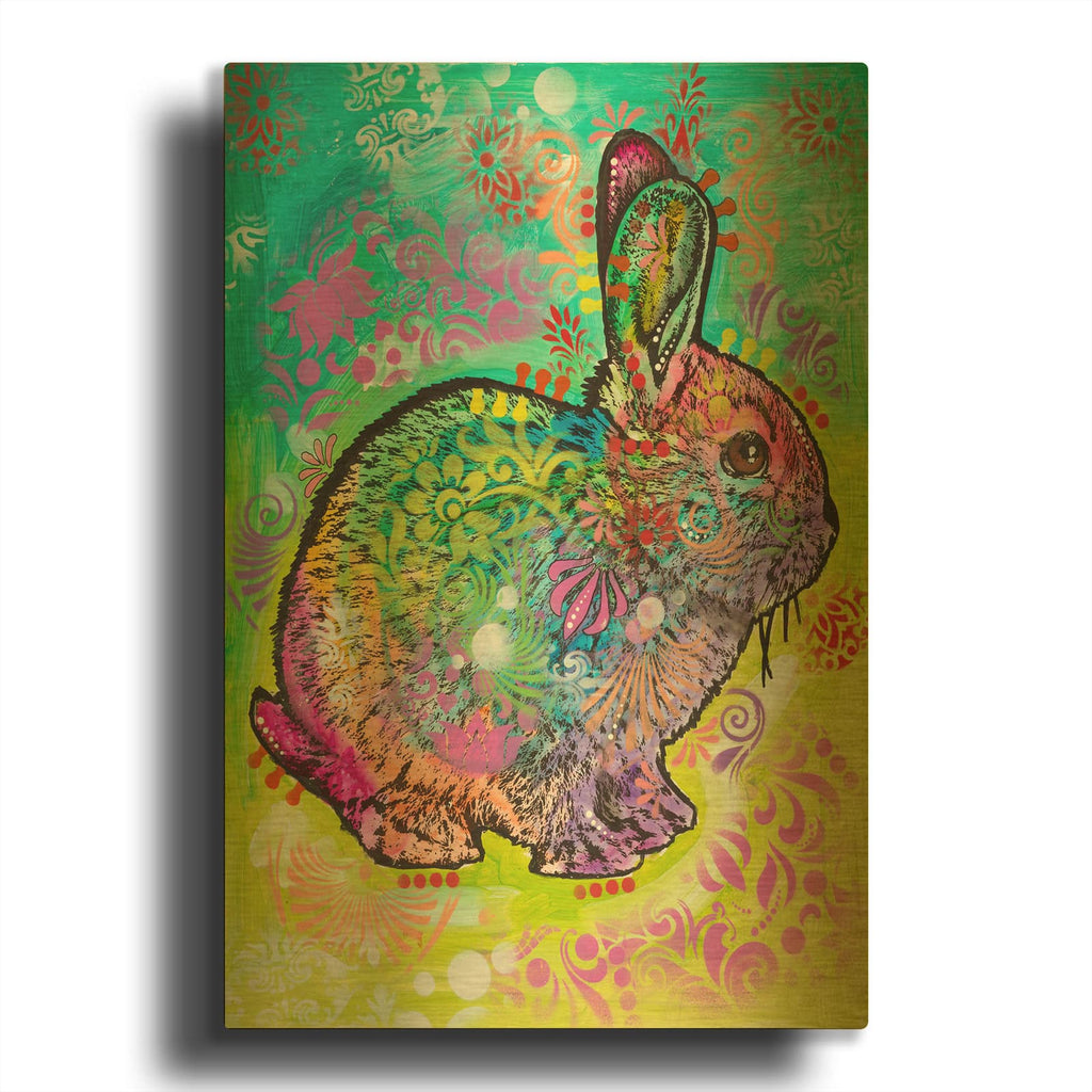 'Fluffy Needs Scritches' By Dean Russo Gold Metal Wall Art