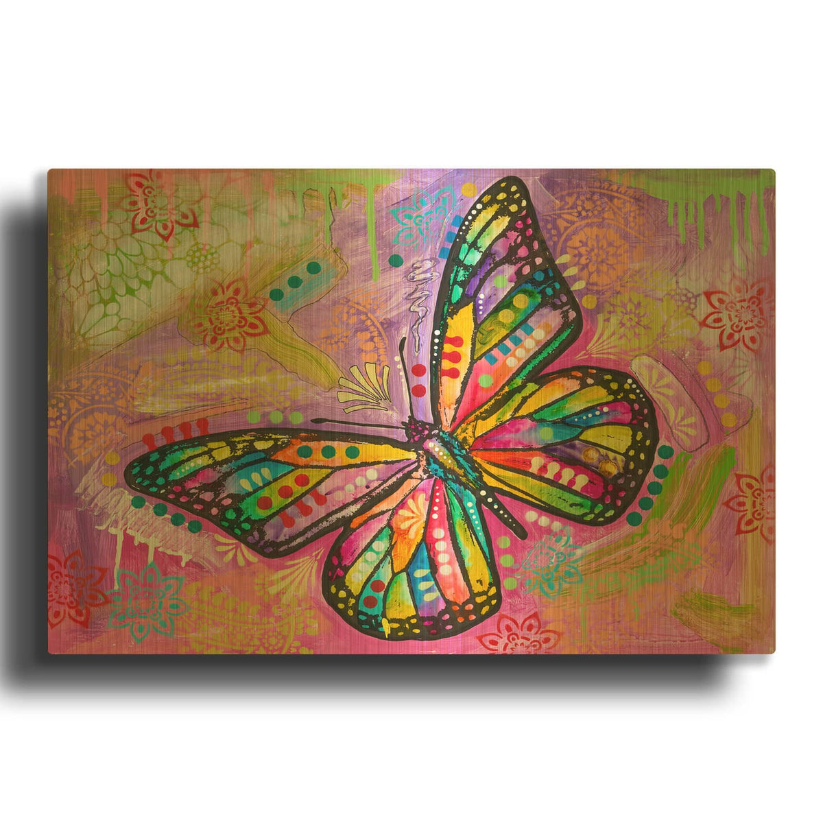 'I Can Fly Twice As High' By Dean Russo Gold Metal Wall Art