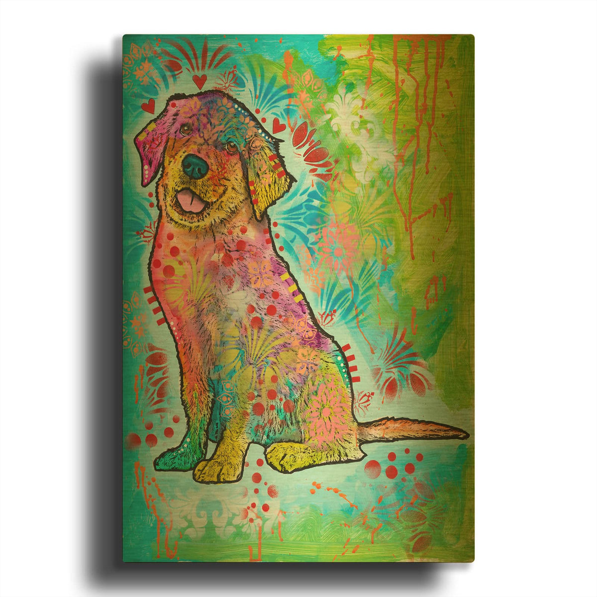 'Animal Bebees- Could Be Friends' By Dean Russo Gold Metal Wall Art