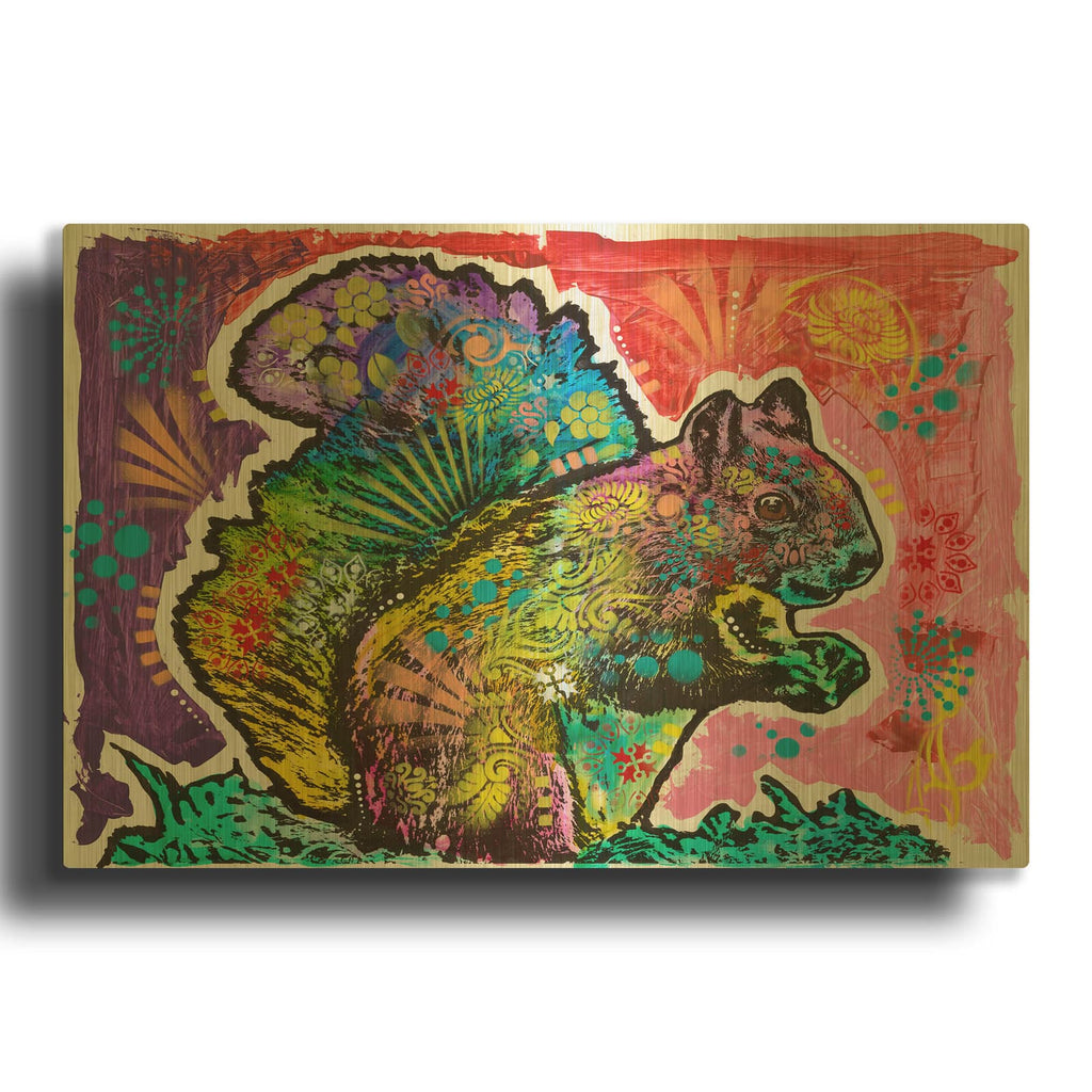'Sparky, These Taste Funny' By Dean Russo Gold Metal Wall Art