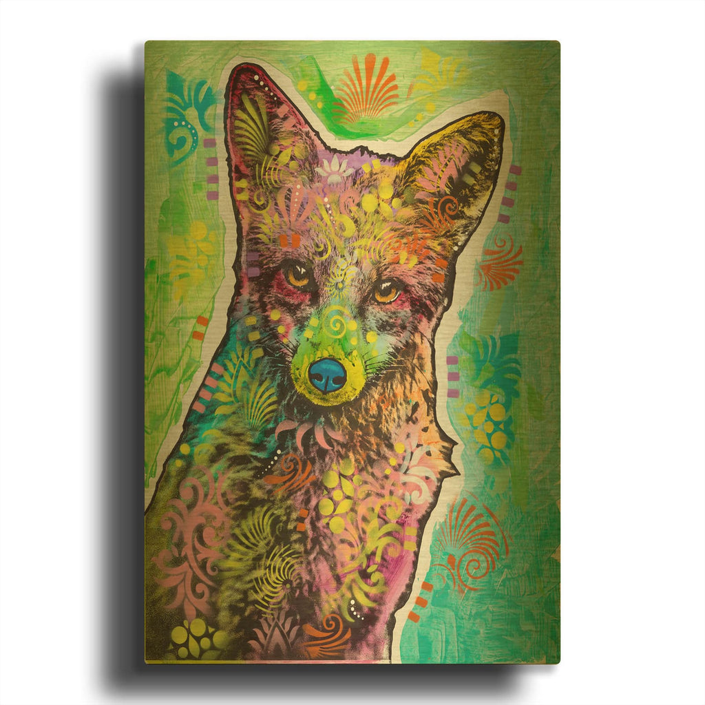 'What Manner Of Creature Are You' By Dean Russo Gold Metal Wall Art