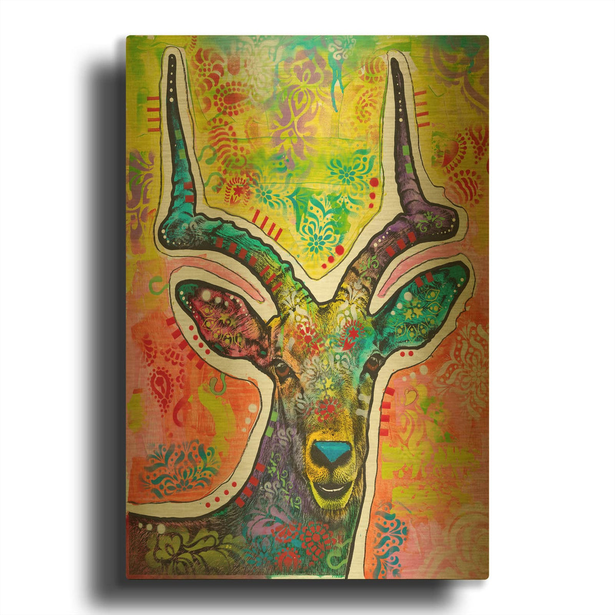'Impala' By Dean Russo Gold Metal Wall Art
