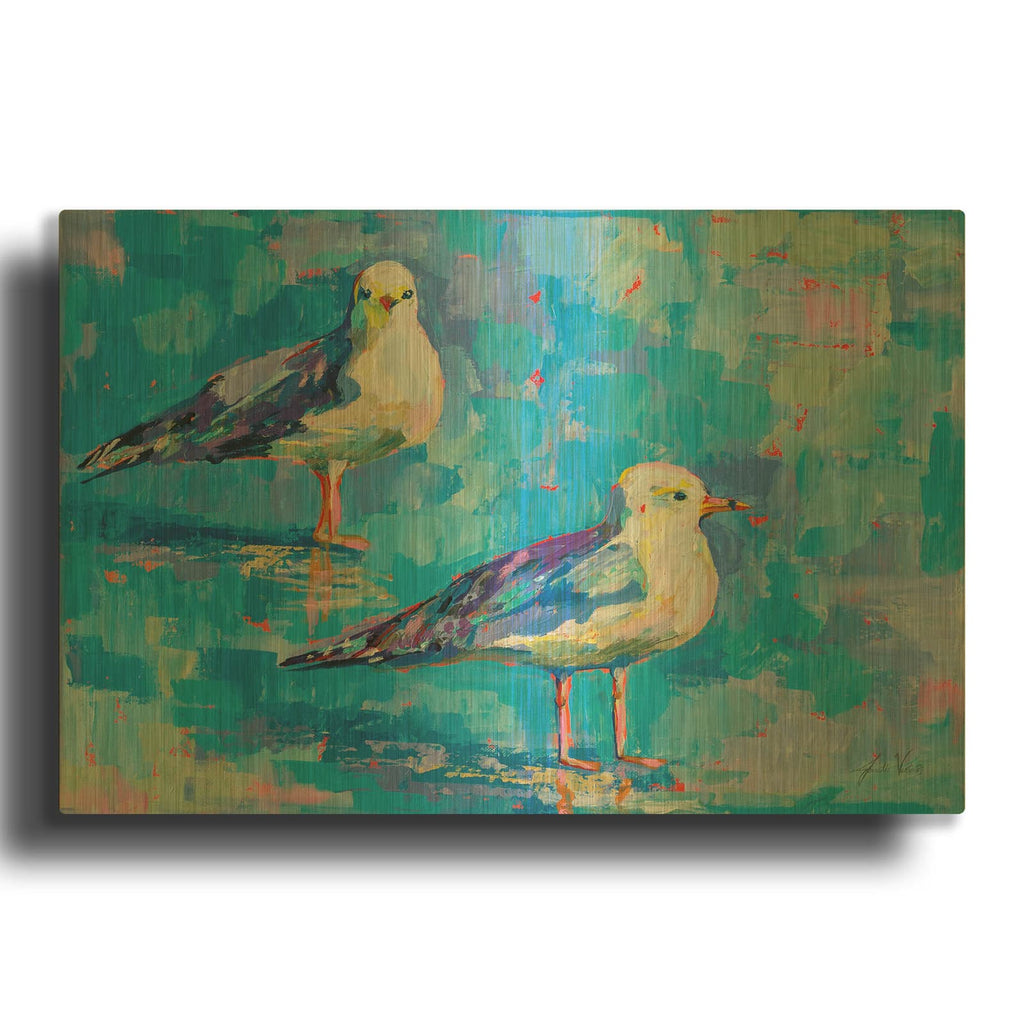 'Boys Of Summer' By Jeanette Vertentes Gold Metal Wall Art