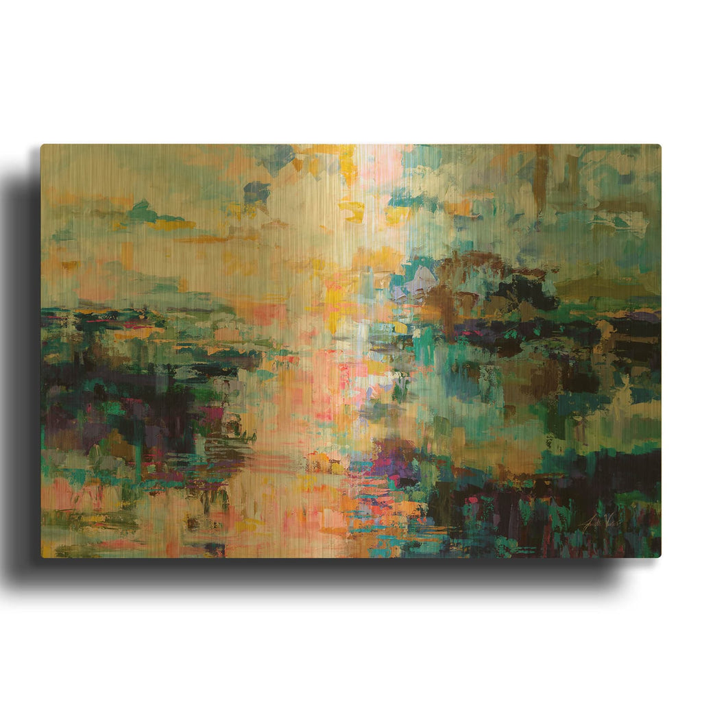 'Joy Of My Life' By Jeanette Vertentes Gold Metal Wall Art